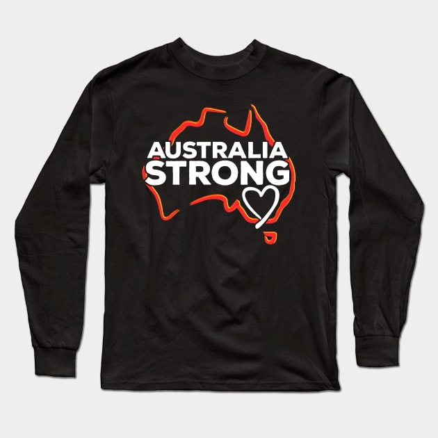 Australia Strong Long Sleeve T-Shirt by TextTees